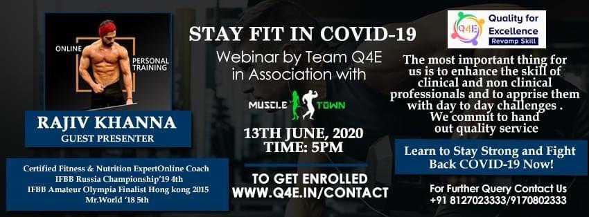 Stay Fit in COVID-19